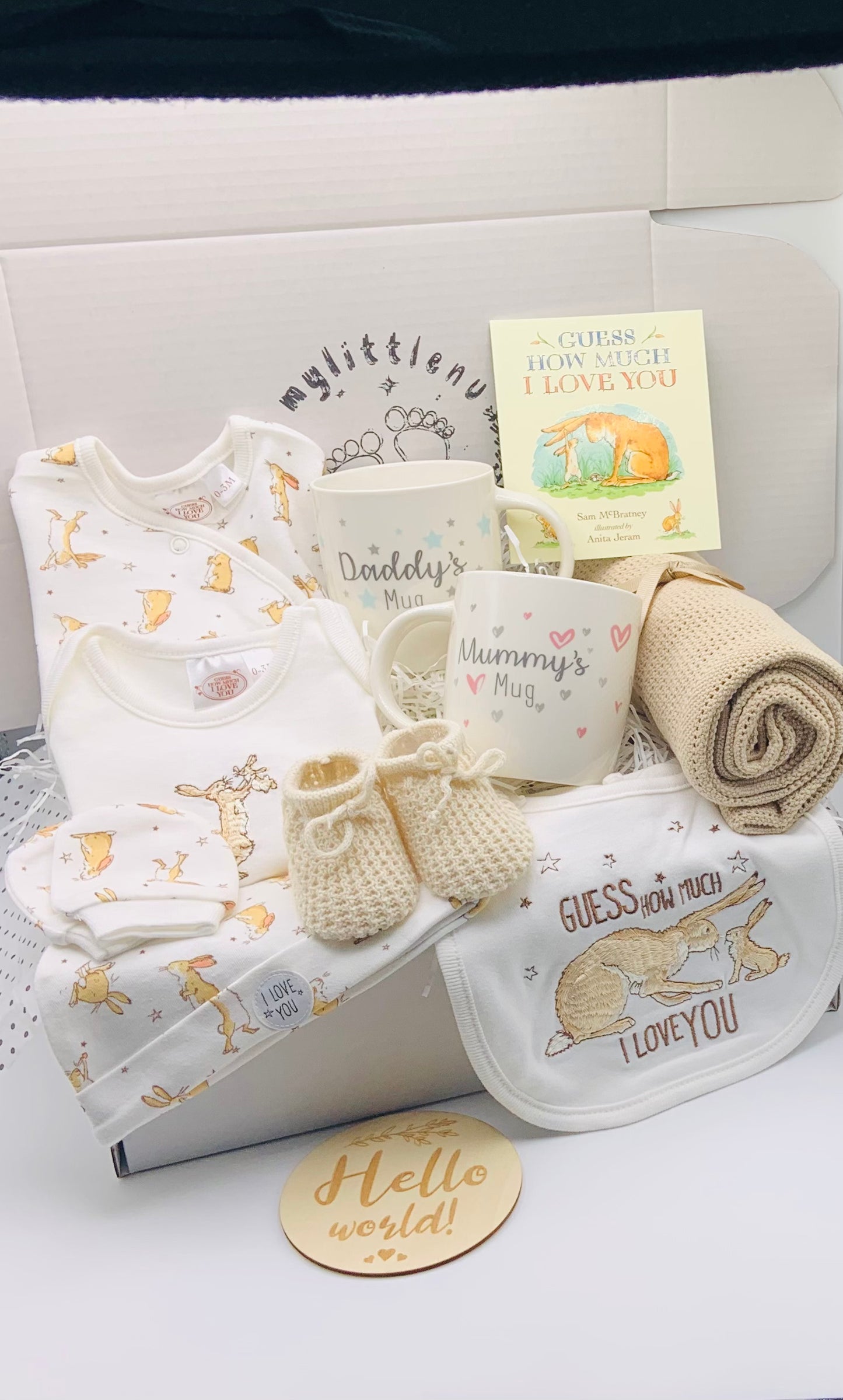 Deluxe Guess How Much I Love You Unisex Baby Hamper