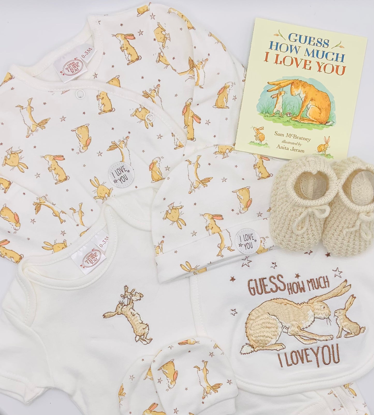 Deluxe Guess How Much I Love You Unisex Baby Hamper