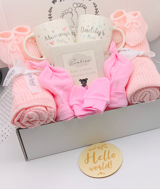 Baby Twin Gift Box - The Pink Pair