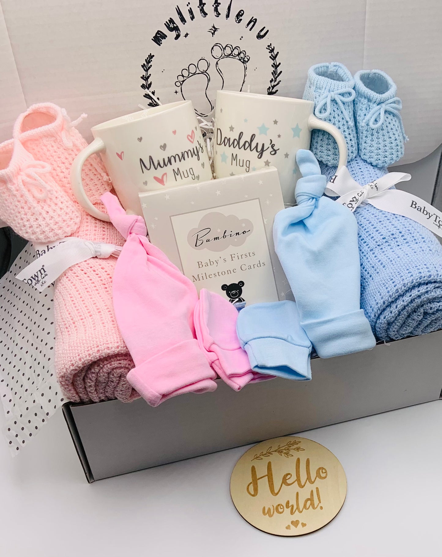 Baby Twin Gift Box - The Pink Pair