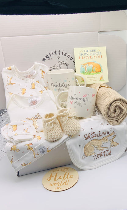 Deluxe Guess How Much I Love You Unisex Baby Hamper