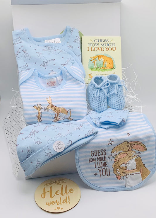 Guess How Much I Love You Baby Boy Hamper