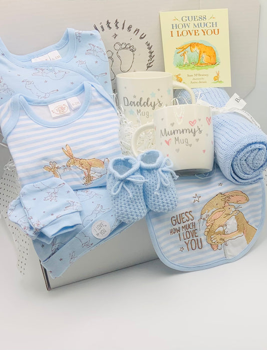 Deluxe Guess How Much I Love You Baby Boy Hamper