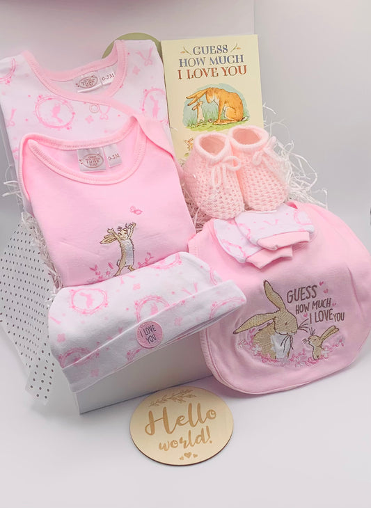 Guess How Much I Love You Baby Girl Hamper