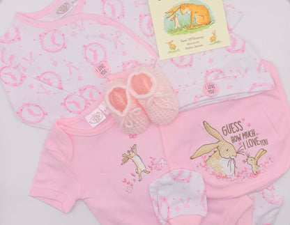 Deluxe Guess How Much I Love You Baby Girl Hamper